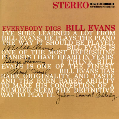 Bill Evans Trio - Everybody Digs Bill Evans (RSD 2024)