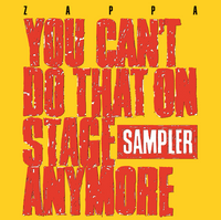 Frank Zappa - You Can't Do That On Stage Anymore (RSD20)